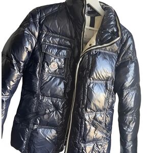 Moncler Men's Shiny Black Puffer Jacket